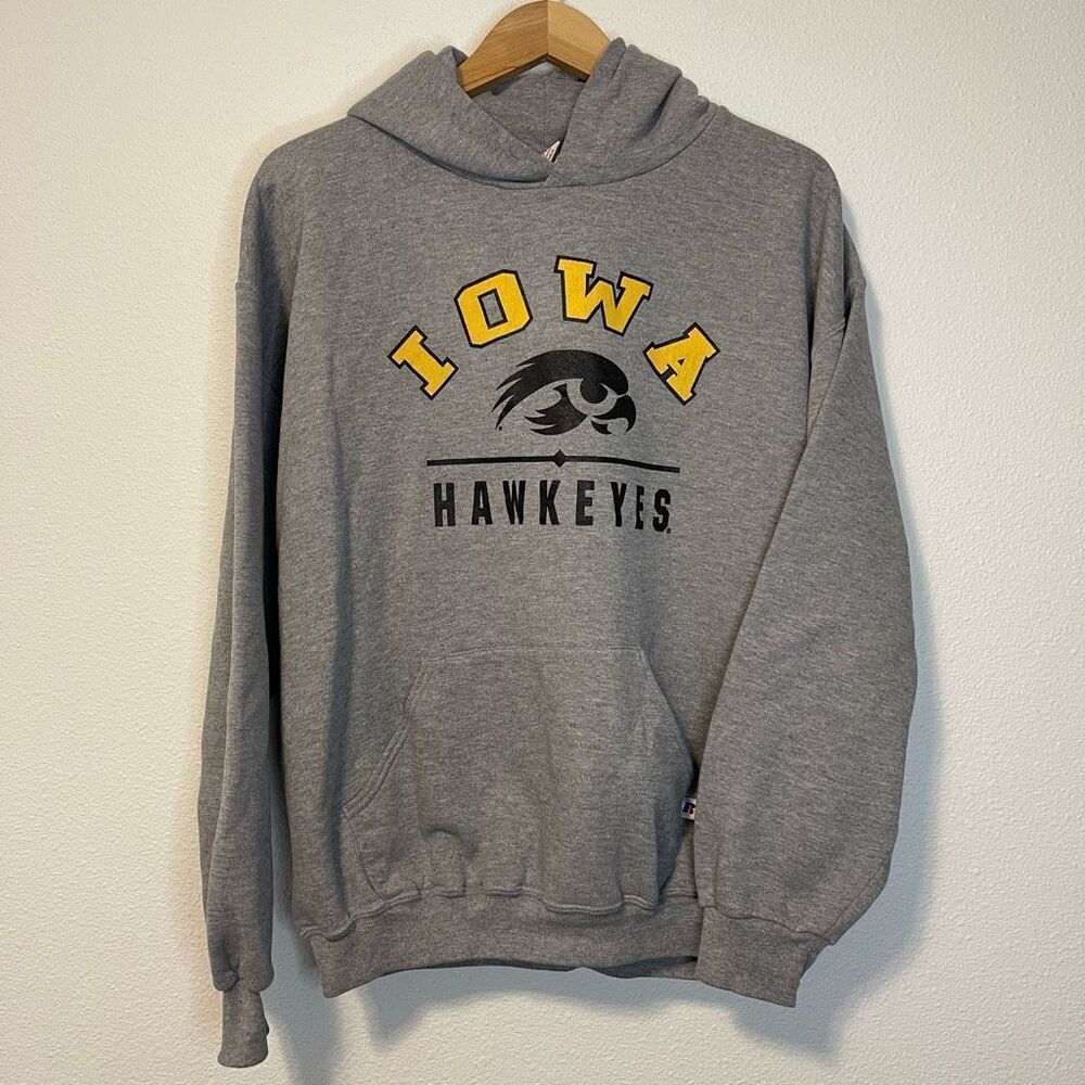 Vintage Iowa Hawkeyes Russell Athletic Hoodie Size XL